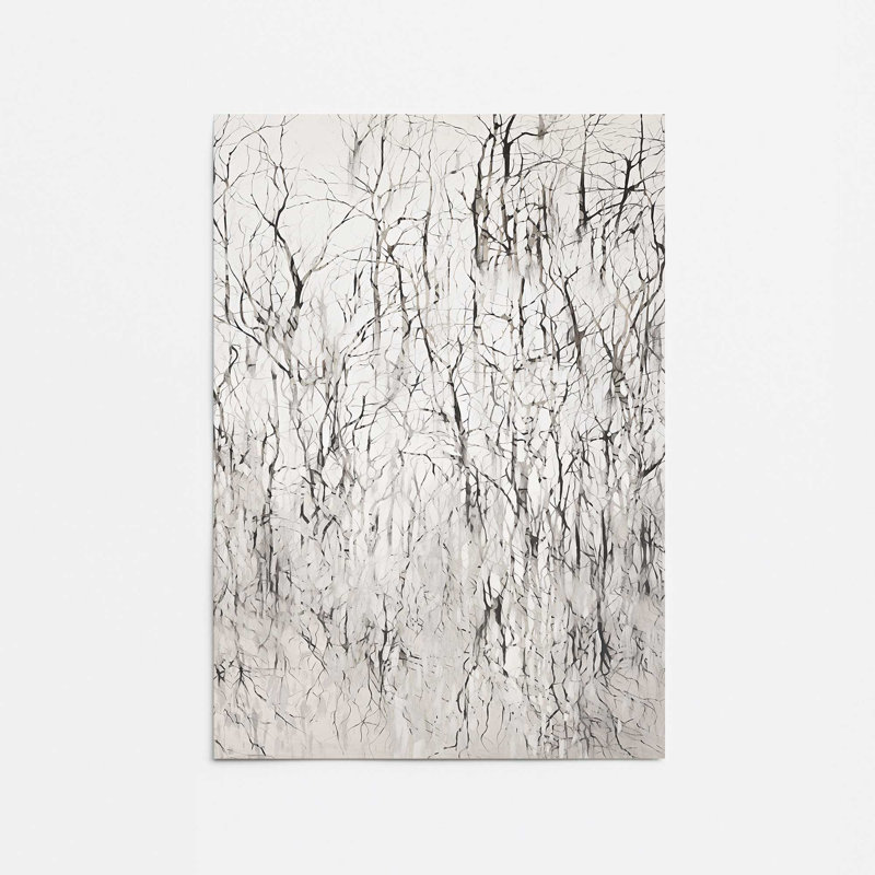 Winter's Lace I, Sans cadre, papier, H 24 po x l 18 po