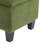 Ottoman Bench with Storage, Green Boucle Surface, Rubber Wood Legs, 300 lbs Capacity-1095013321