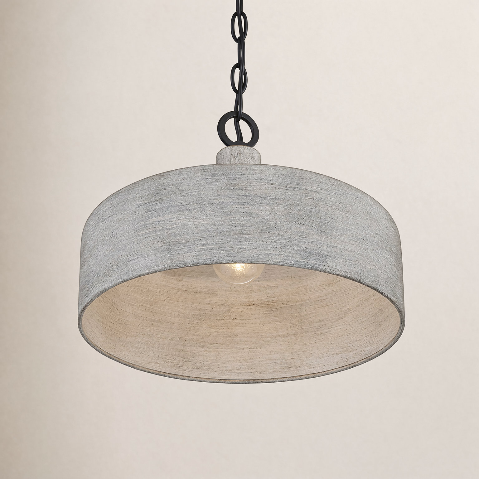 Lakewood Dimmable Single Light Pendant, Brass