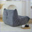 Fauteuil à billes en mousse à mémoire de forme pour adultes - Canapé Fireside pour jeux de bureau à domicile | Mélange de polyester | Courbé