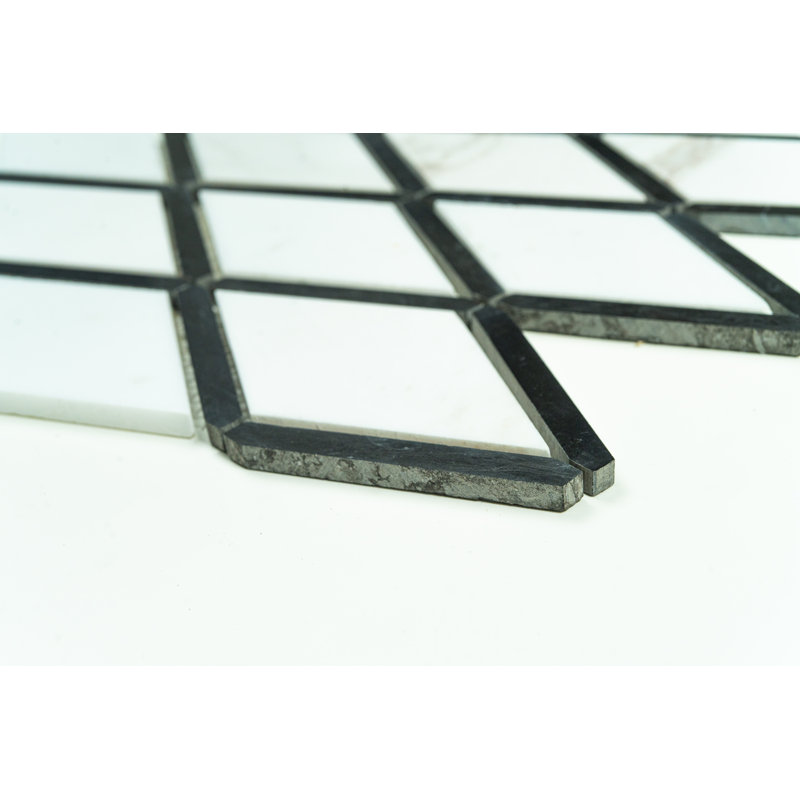 DIAMOND MIRROR MARBLE MOSAIC (10 TILES PER BOX)