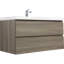 Meuble-lavabo simple 42 po avec plateau en résine Rizas