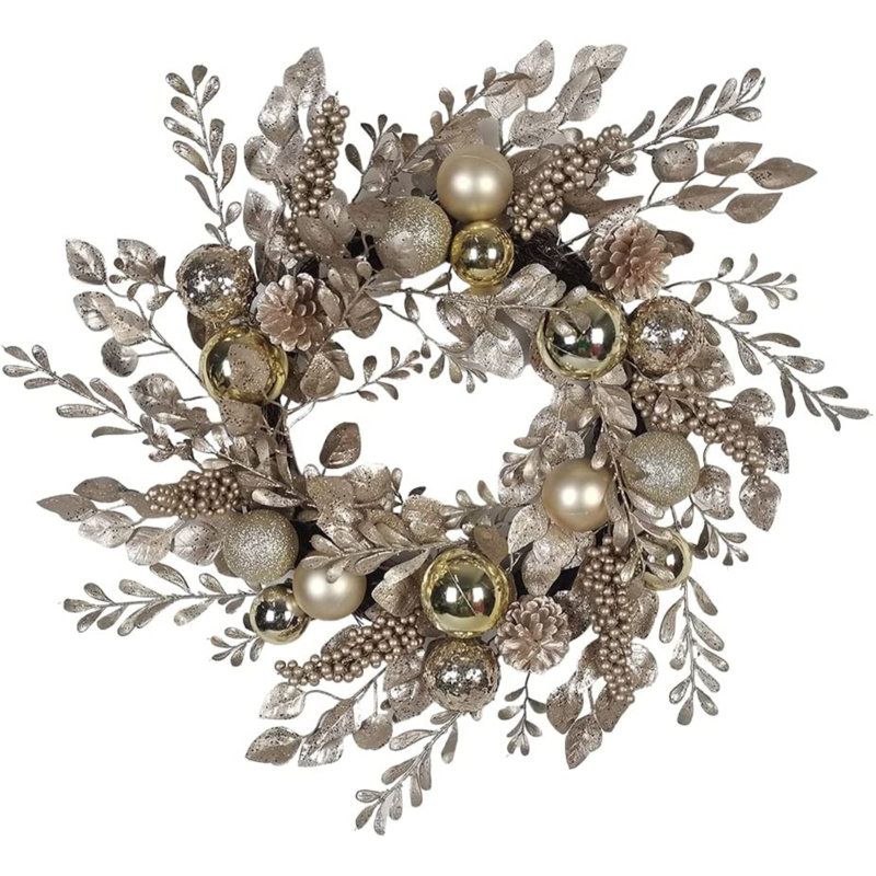 Faux Rattan 24'' Wreath