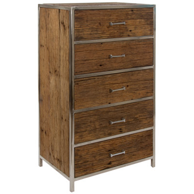 Marsily 60cm W 5 - Drawer Chest of Drawers
