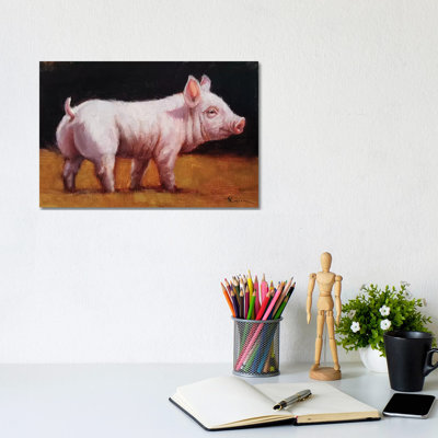 Wilbur by Lucia Heffernan - Wrapped Canvas Painting