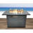 Steel Propane Fire Pit Table with Lid