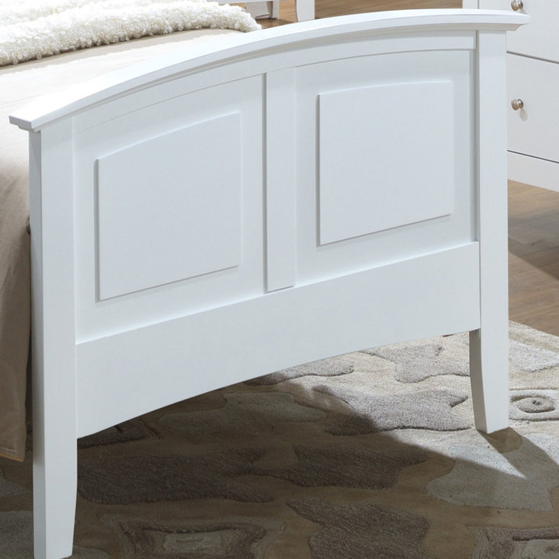 Chene Low Profile Bed, White, Twin
