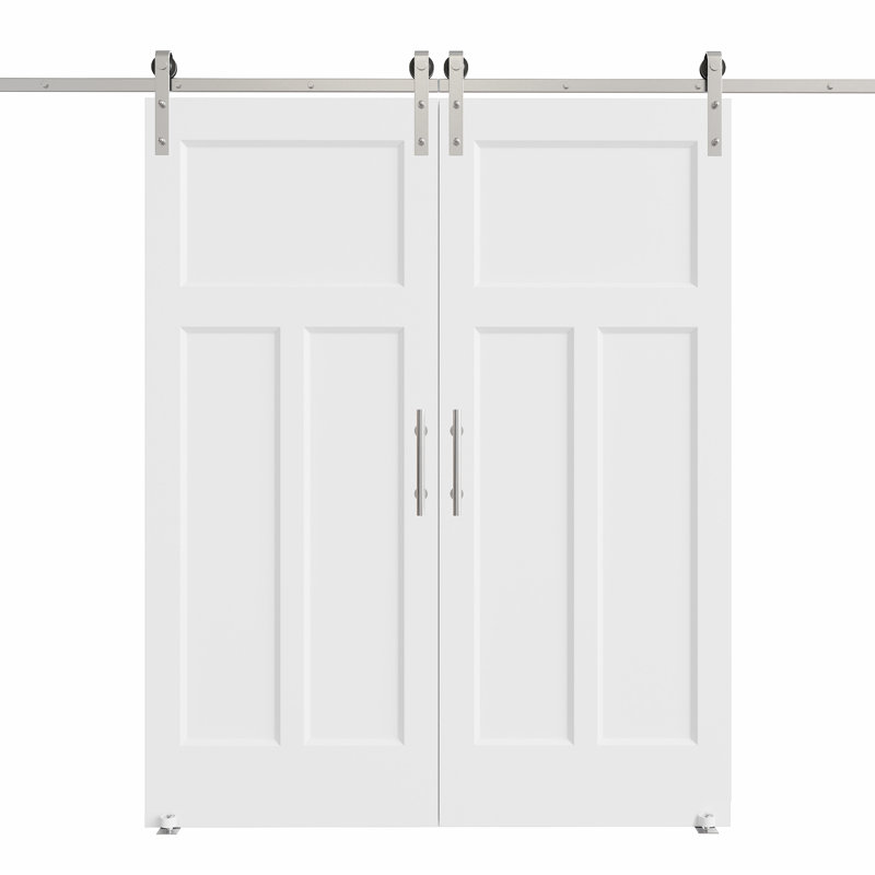  Porte de grange coulissante en bois 80 pi H 80 po 3K, 64 po x 80 po