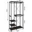 Mahurin 90cm Clothing Rack-888124730