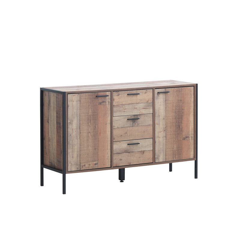 Juno 123.8cm Sideboard, Rustic Oak