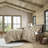Cozy Oversized Chenille Bedding Sets, Tan Polyester, Southwestern Style