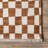 Dominique Abstract Checkered Fringe Area Rug-1610322315