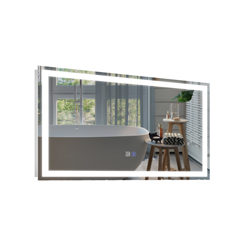 Kolston Metal Rectangle Wall Mirror, 24" x 40"