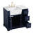 Pardue 36'' Single Bathroom Vanity with Marble Top-163380718