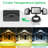 40W LED Outdoor Security Flood Light With Motion Sensor Manual Control