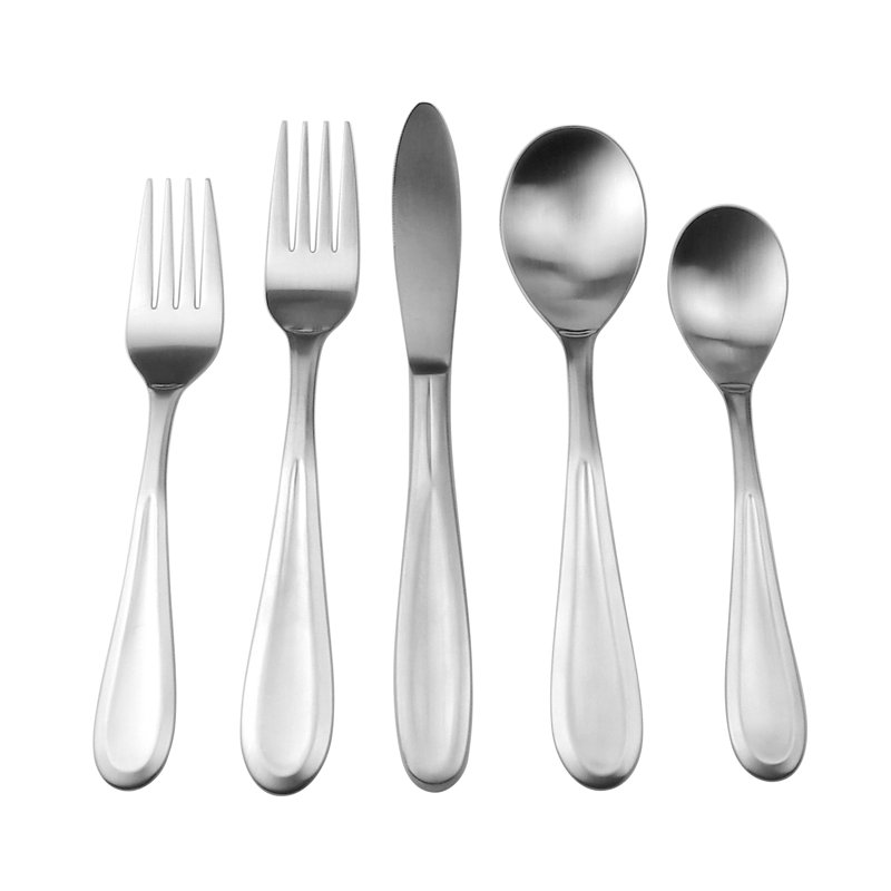 David Shaw Silverware Monet Stainless Steel Flatware Set - Service for 4