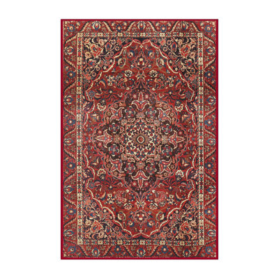 Tapis traditionnel rouge / brun / beige Aquarius