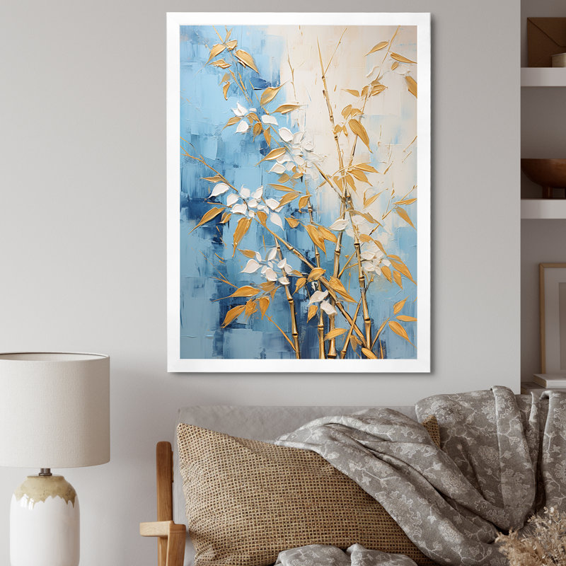«Blue Mom», impression sur toile, H 40 po x l 30 po x P 1,5 po, Cadre photo blanc