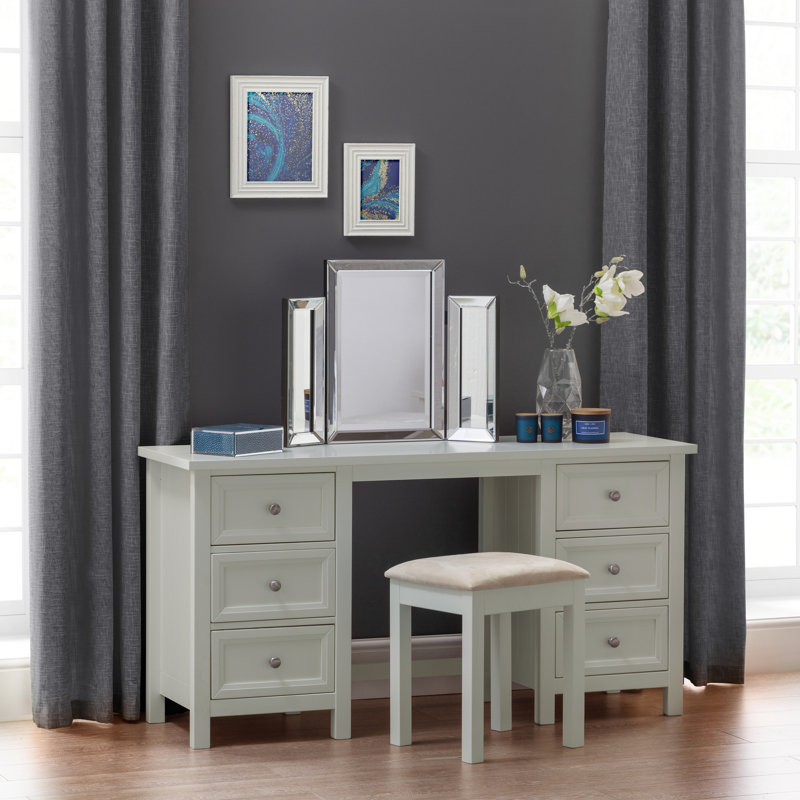 Jarin Dressing Table, Dove Grey