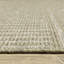 Tapis rayé en polypropylène tissé à la machine intérieur / extérieur gris / brun clair-747206389