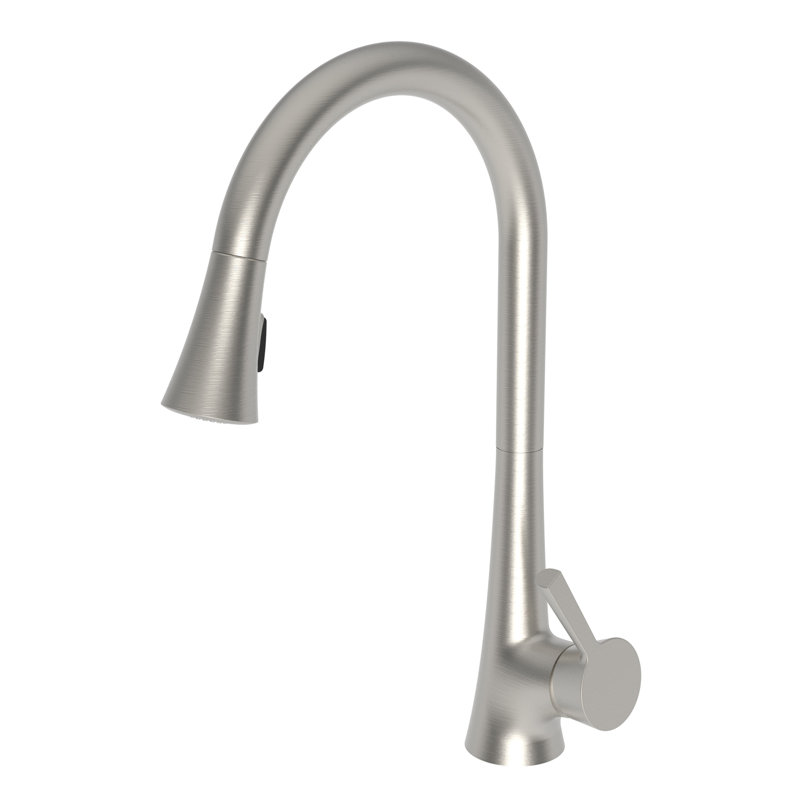 Vespera Single Handle Pull Down Kitchen Faucet, Satin Nickel (PVD)