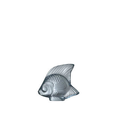 Crystal Stamped Fish Sculpture
