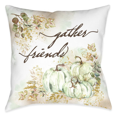 Ghost Pumpkin Gather Indoor Pillow