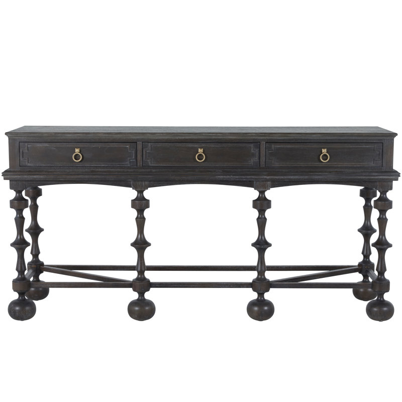 Arrington 76" Console Table, Cerused Ash