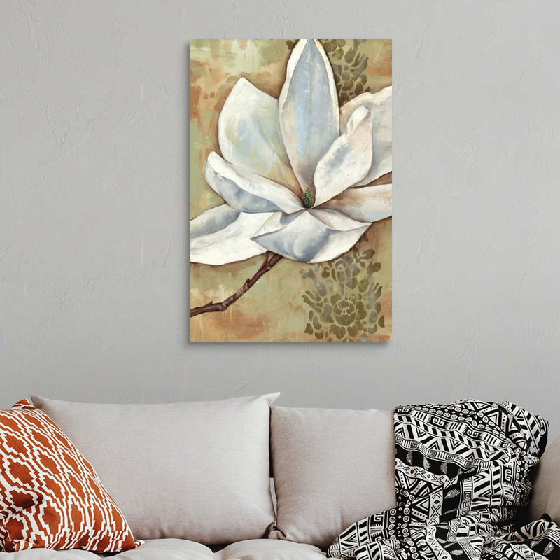 Magnolia Majesty II, art mural sur toile, H 24 po x l 36 po x P 1,25 po, Toile tendue