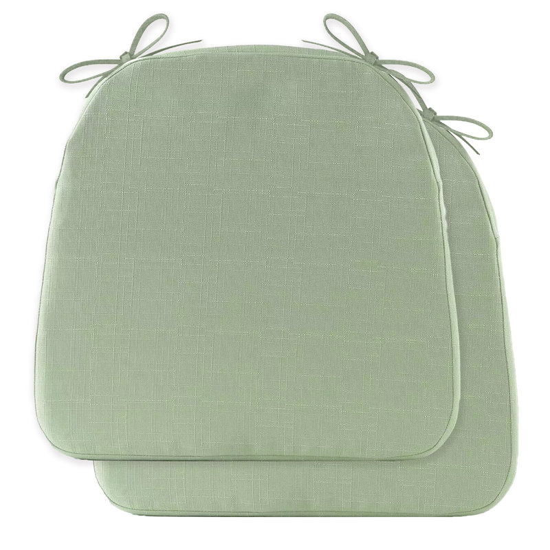 Chair Cushions for Dining Chairs with Ties, Indoor/Outdoor Kitchen Chair Pad with Non-Slip Backing, Dining Seat Cushion with Machine Washable Removable Cover, 16"x16"x2"