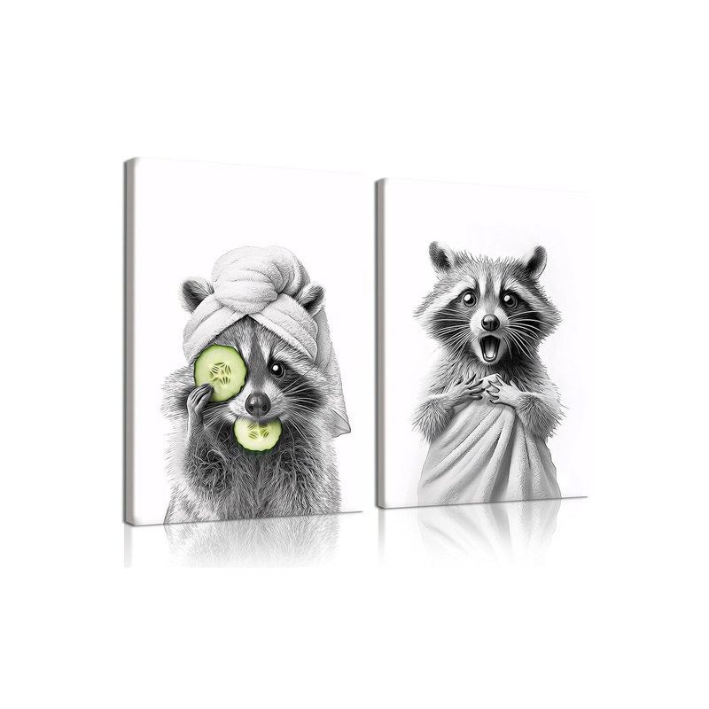 2 Piece Wrapped Canvas Wall Art
