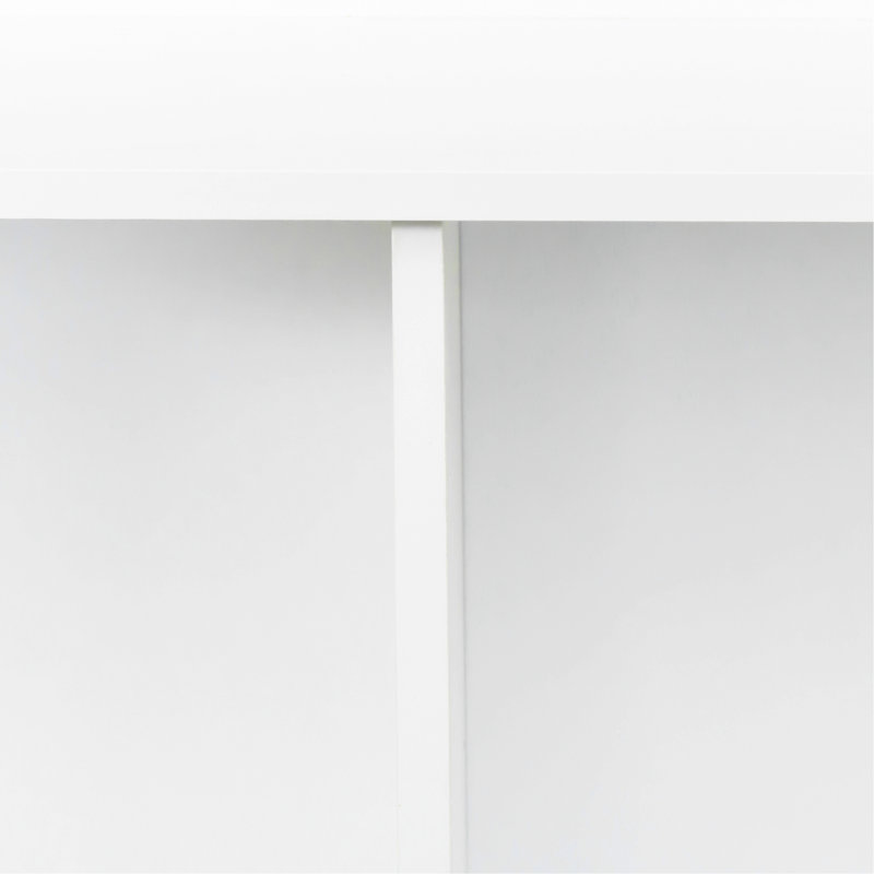 Bibliothèque de qualité supérieure à 10 tablettes, Blanc