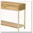 Console Table with Two Drawers, Retro Hallway Table with Striking Geometric Design for Entryway and Living Room-336249454