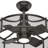 24" Seattle 4 - Blade Caged Ceiling Fan with Wall Control and LED Light Kit Included