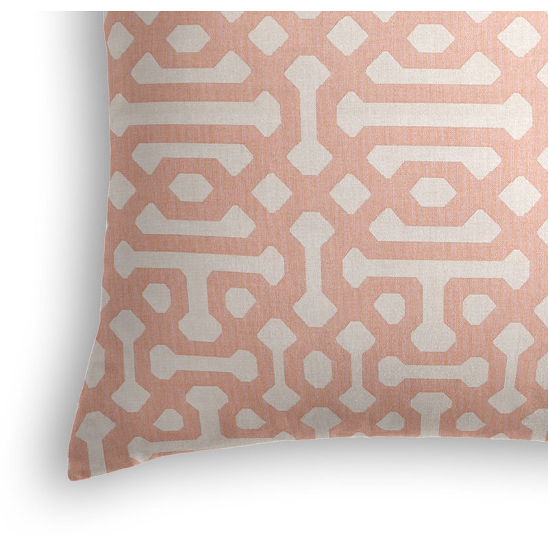 Trellis Square Indoor/Outdoor Pillow Cover & Insert, 16" x 16", Mist