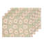 Floral Burst Table Placemat 14x20 Inch-700805775