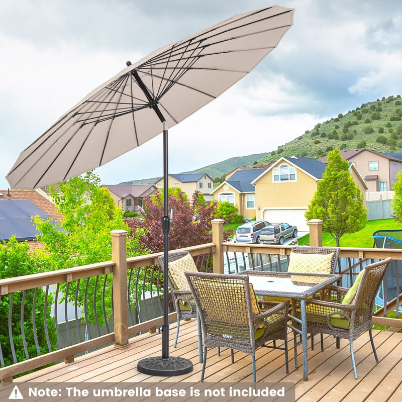 Charlesha 102.36cm Tilt Market Parasol