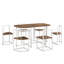 Ensemble de table de salle à manger 7 pièces Modern-591928693-591928694-591928696-591928701