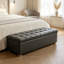Banc de rangement capitonné en 60 po-915672346