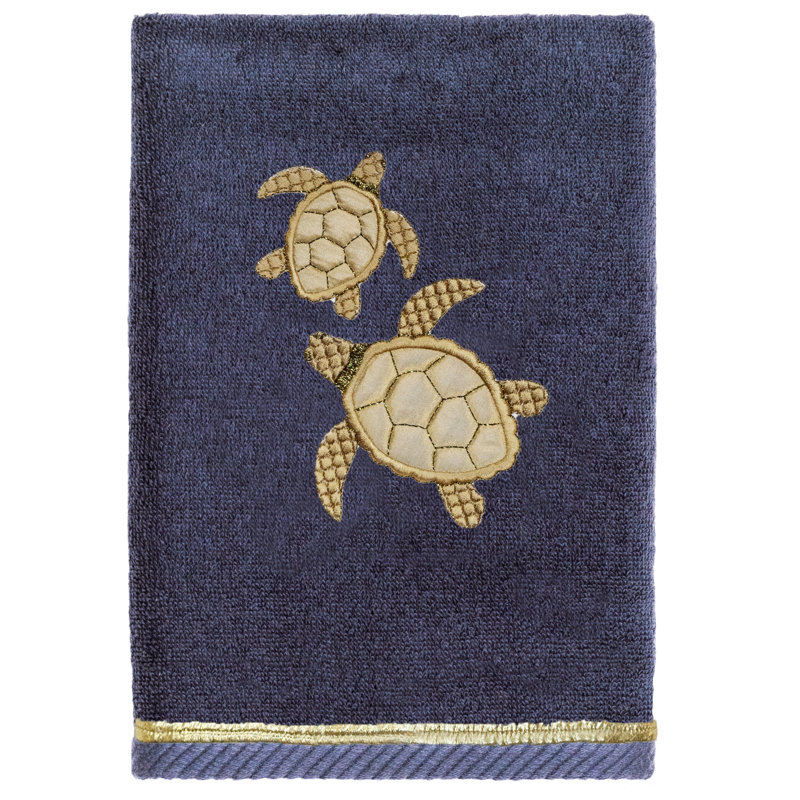  Tortuga Turkish Cotton Hand Towel, Marine