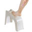 Repose-pieds de douche Mikai, tabouret de bain blanc pour pieds de rasage, repose-pieds antidérapant robuste, repose-pieds spa, repose-pieds avec rangement