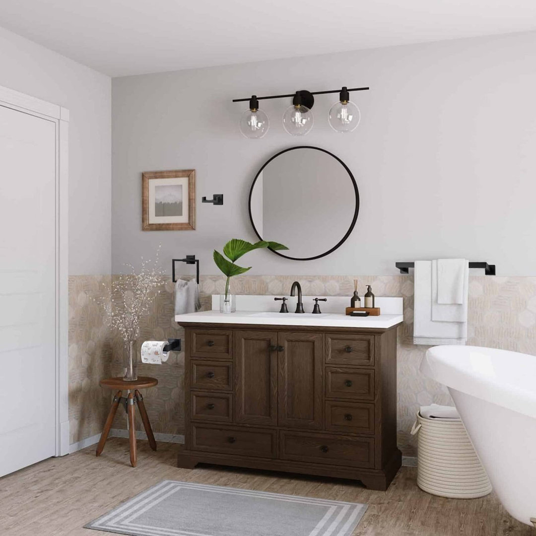 5 - Piece Bathroom Hardware Set Lava Odoro