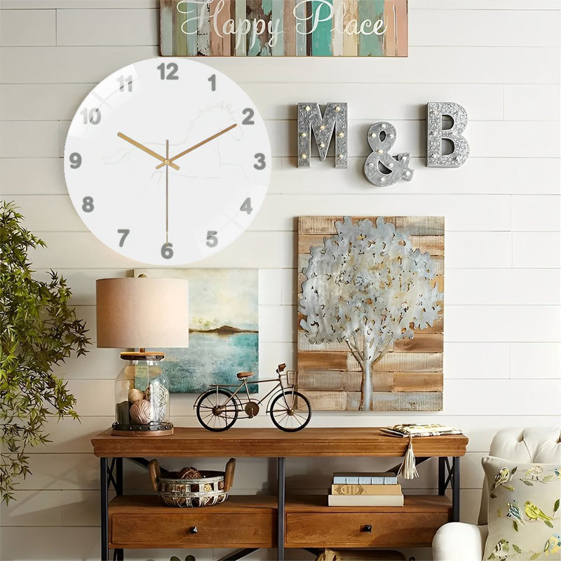 Horloge murale 12 po