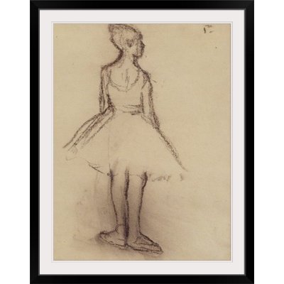 «Ballerina Views from the Back» par Edgar Degas, reproduction d'art