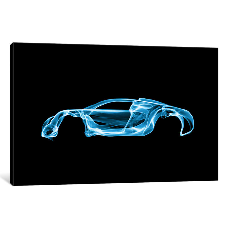 «Bugatti Veyron» par Octavian Mielu, impression sur toile tendue, H 26 po x l 40 po x P 1,5 po, Toile tendue, Pas de tapis
