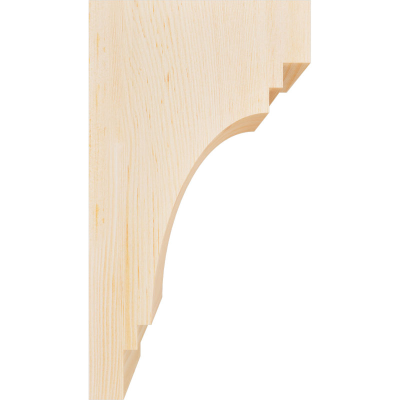 Corbeau Pescadero, H 18 po x l 5,5 po x P 10 po, Sapin de Douglas, Lisse
