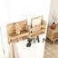Organisateur de courrier mural avec crochets à clés et tablette, organisateur de vestibule en bois rustique pour lettres, manteaux, laisses et lunettes de soleil, quincaillerie d'installation incluse-1026757865