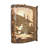 Rustic Lodge Flush Mounted Sconce