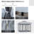 Pop Up Canopy Tent with Netting and Carry Bag
