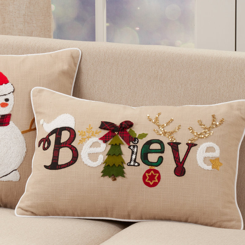Ariadne Collection Cotton Throw Pillow, Polyester/Polyfill